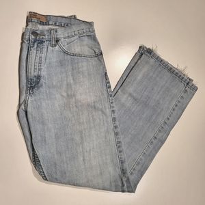 Mens Lee Dungarees Relaxed Bootcut blue jeans Size 32 x 32